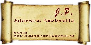 Jelenovics Pasztorella névjegykártya